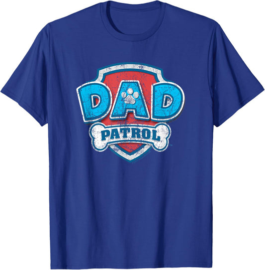 Paw Patrol Father's Day Dad Patrol , black T-Shirt - T-Shirt | Royal