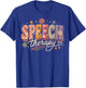 Cute Speech Therapy Speech Language Pathologist SLP Floral T-Shirt - T-Shirt | Royal