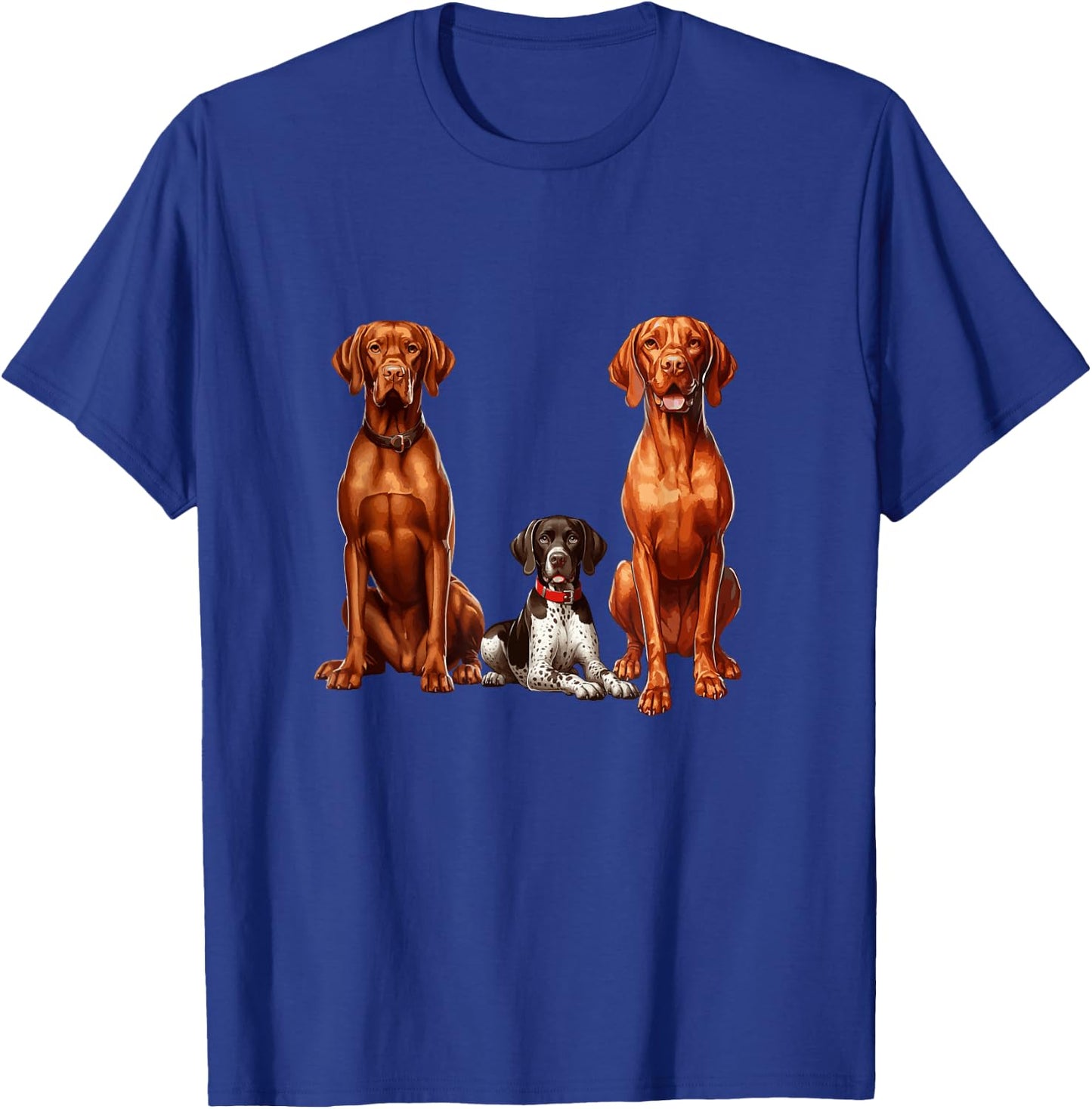 Vizsla and German Shorthaired Pointer Dogs & Puppy T-Shirt - T-Shirt | Royal