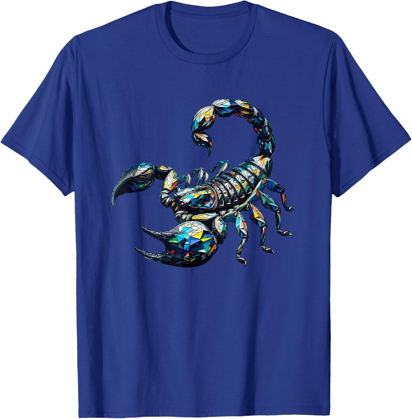 Polygon Art Scorpion Scorpions T-Shirt - T-Shirt | Royal