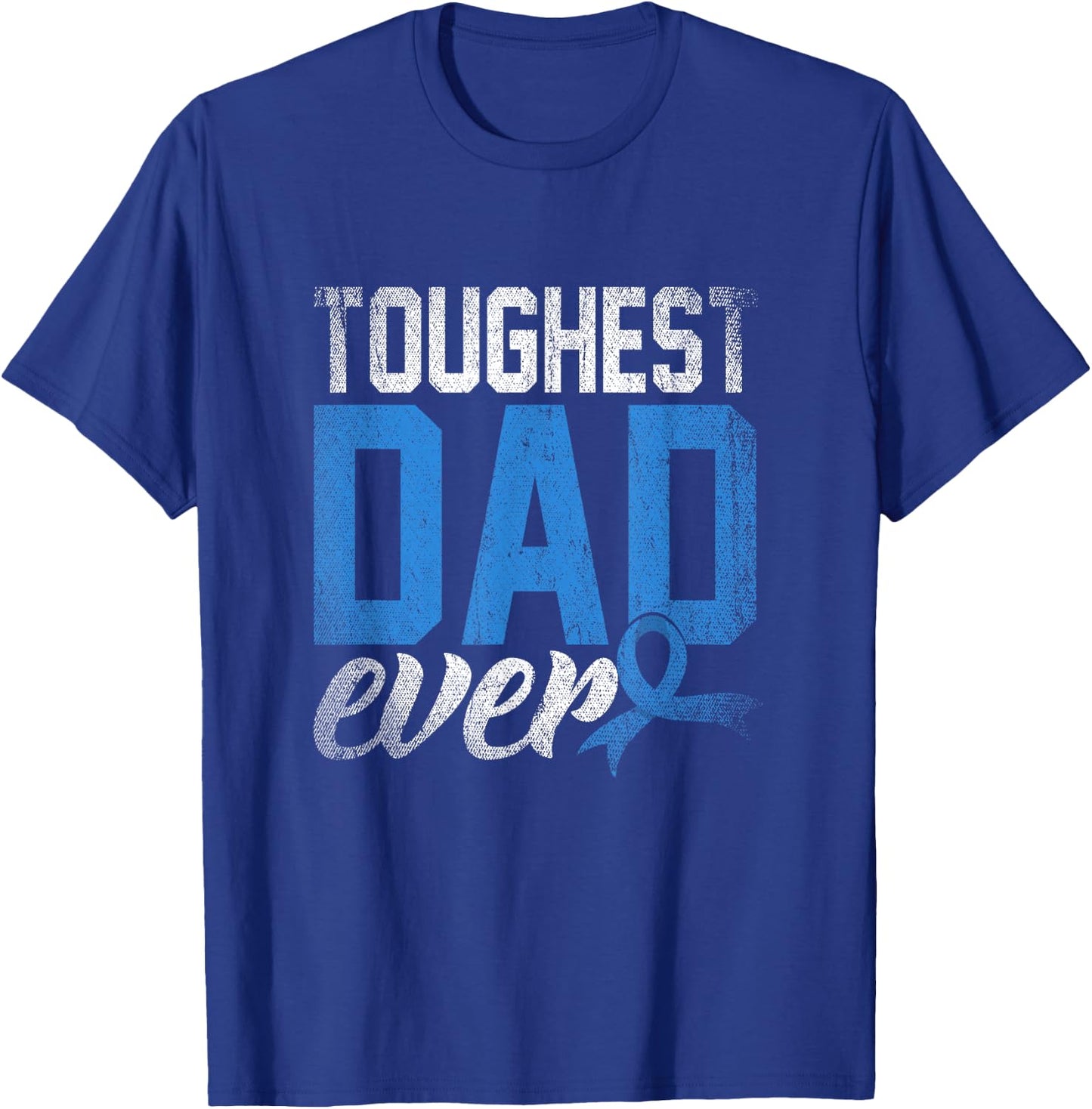 Father Survivor Dad Gift Prostate Cancer Awareness T-Shirt - T-Shirt | Royal