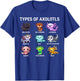 Types Of Axolotls Kawaii Axolotls T-Shirt - T-Shirt | Royal