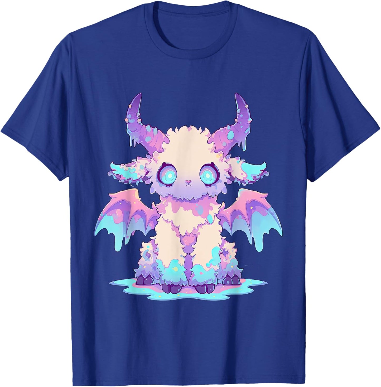 Kawaii Pastel Goth Creepy Cute Witchy Demon Goat Baphomet T-Shirt - T-Shirt | Royal