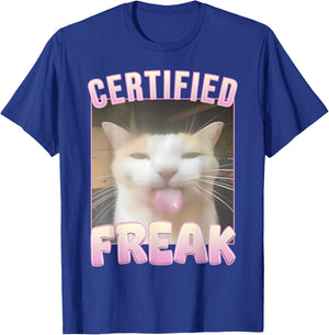 Freak Cat Certified T-Shirt - T-Shirt | Royal