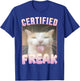 Freak Cat Certified T-Shirt - T-Shirt | Royal