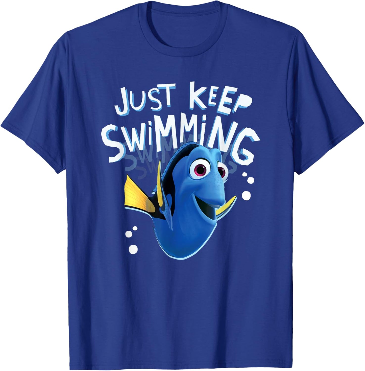 Pixar Finding Nemo Dory Just Keep Swimming T-Shirt - T-Shirt | Royal