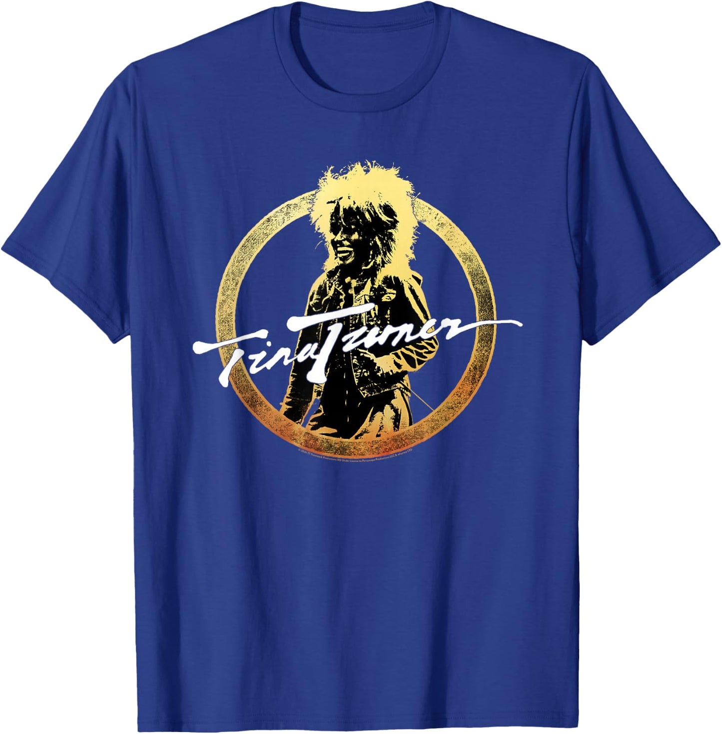 Tina Turner Golden Circle T-Shirt - T-Shirt | Royal
