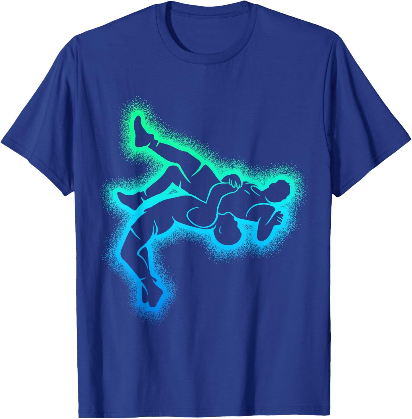 Wrestling Wrestler Men's Children's , black T-Shirt - T-Shirt | Royal
