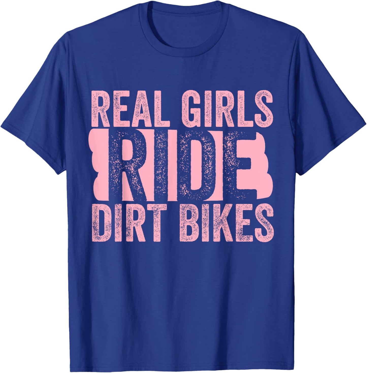 Motocross Girl Dirt Bike Queen Gift T-Shirt - T-Shirt | Royal