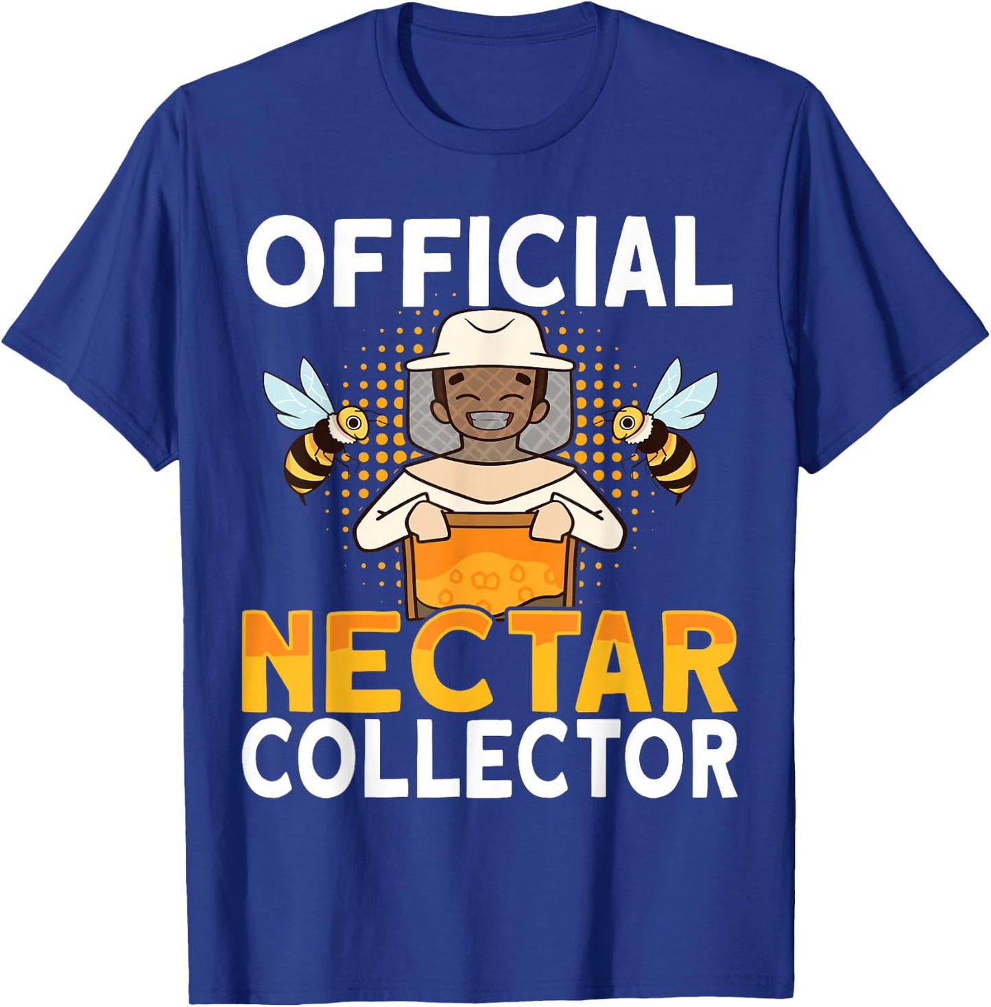 Honey Beekeeping Bee Official Nectar Collector - Beekeeper T-Shirt - T-Shirt | Royal