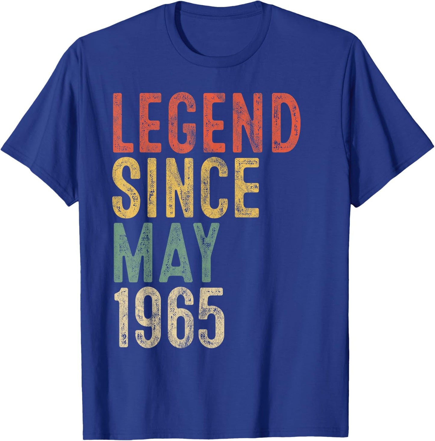 Legend 1965 60th Birthday Gifts Women 60 Year Old T-Shirt - T-Shirt | Royal