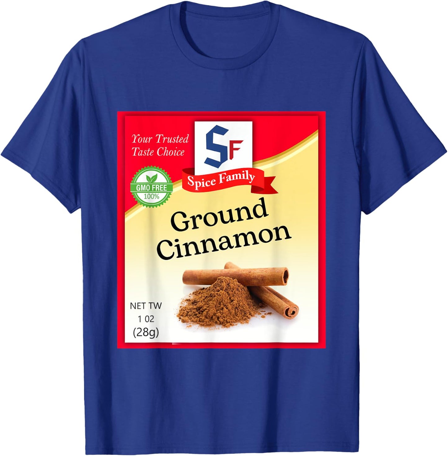 Ground Cinnamon Condiment Holiday Spice Group Costumes T-Shirt - T-Shirt | Royal