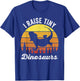Retro I Raise Tiny Dinosaurs Funny Vintage Bearded Dragon T-Shirt - T-Shirt | Royal
