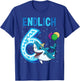Geschenk 6 Jahre alt Hai Kinder Geburtstag T-Shirt - T-Shirt | Royal