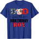Dad of The Birthday for Boy Cow Farm 1st Birthday Cow Daddy T-Shirt - T-Shirt | Royal