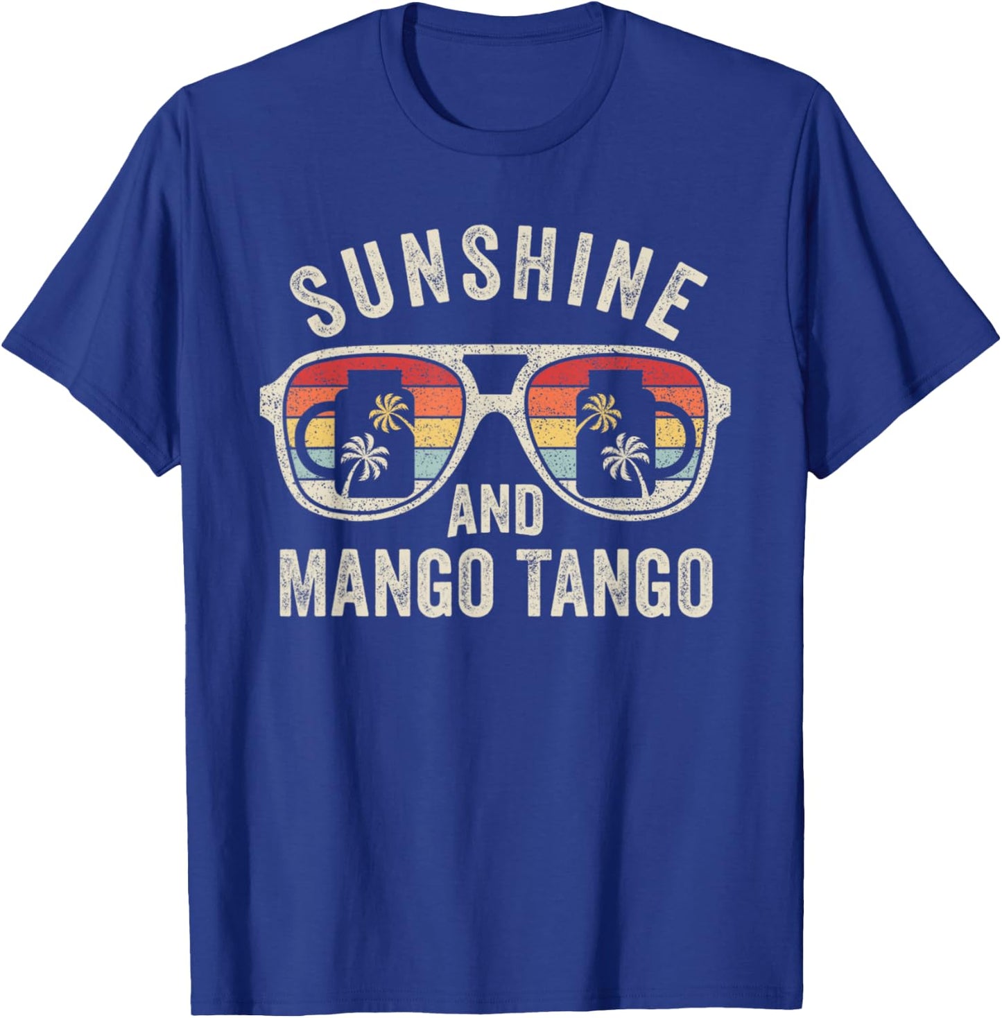Retro Sunshine And Mango Tango Summer Men Women Juice T-Shirt - T-Shirt | Royal