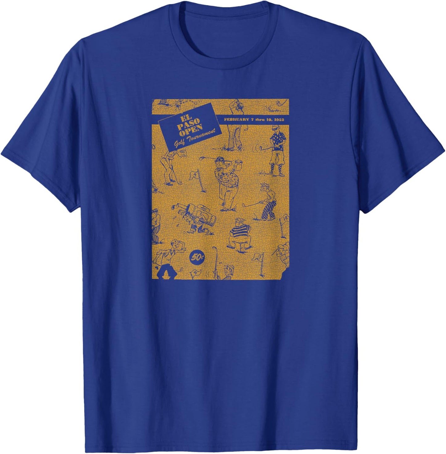 PGA Tour Vintage El Paso Open Officially Licensed T-Shirt - T-Shirt | Royal
