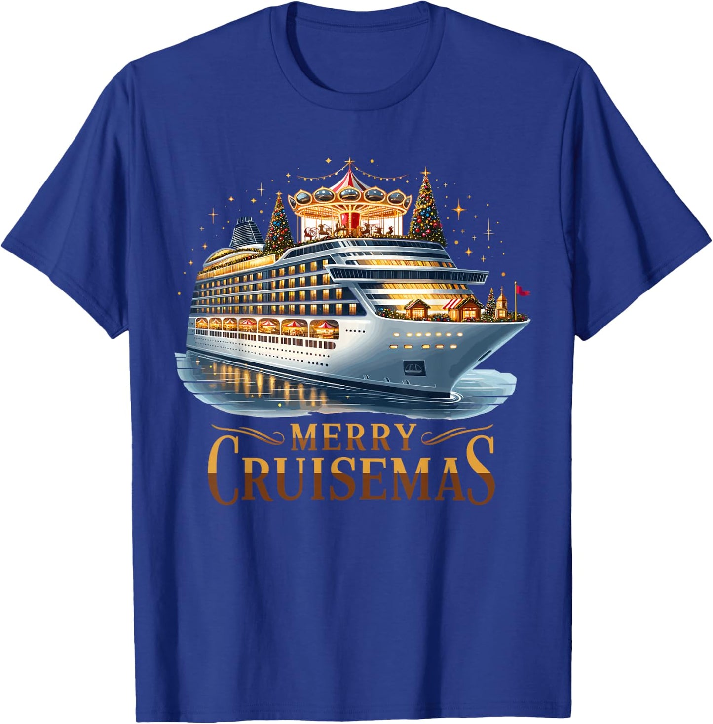 Merry Cruisemas - Cruise Mas T-Shirt - T-Shirt | Royal