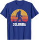 Columbia Vintage Eighties Bigoot Retro Sunset T-Shirt - T-Shirt | Royal