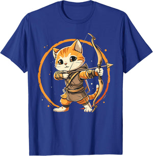 Cat Archer , Women and Kids , Black, S T-Shirt - T-Shirt | Royal