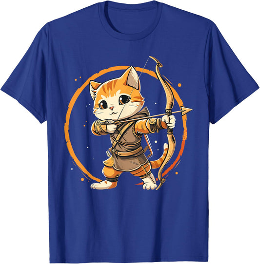 Cat Archer , Women and Kids , Black, S T-Shirt - T-Shirt | Royal