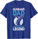 Husband Dad Whale Watcher Legend Father's Day Whale Watching T-Shirt - T-Shirt | Royal