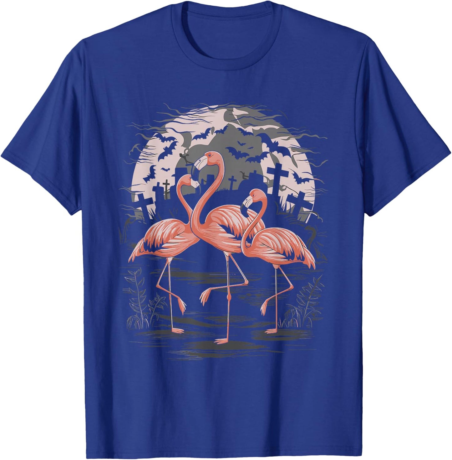 Flamingo Halloween T-Shirt - T-Shirt | Royal