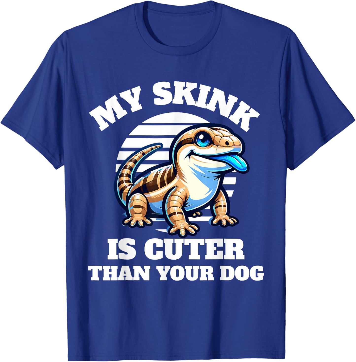 Blue Tongue Skink Owner T-Shirt - T-Shirt | Royal