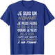 Humour Je Suis Un Homme Funny Sarcastic , Black, S T-Shirt - T-Shirt | Royal