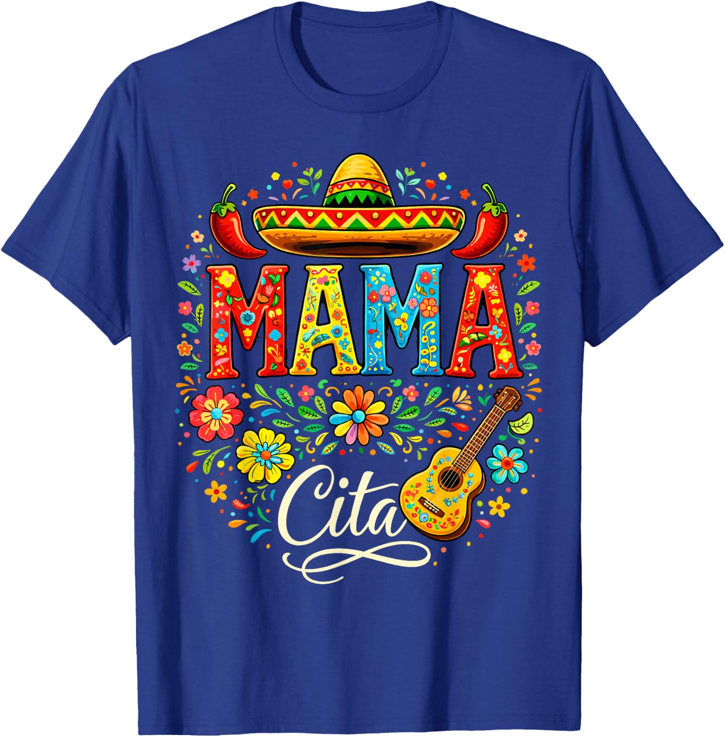 Cinco De Mayo Mamacita Fleur Mama Cita Mexicaine T-Shirt - T-Shirt | Royal