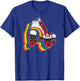Rainbow Vintage Roller Skating T-Shirt - T-Shirt | Royal