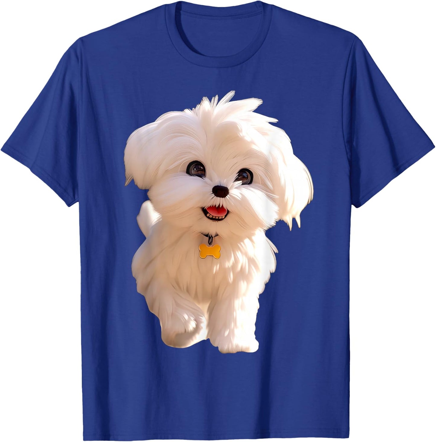 Malteser Kleiner Maltese Hund Hunde Liebe Süßer Malteser T-Shirt - T-Shirt | Royal