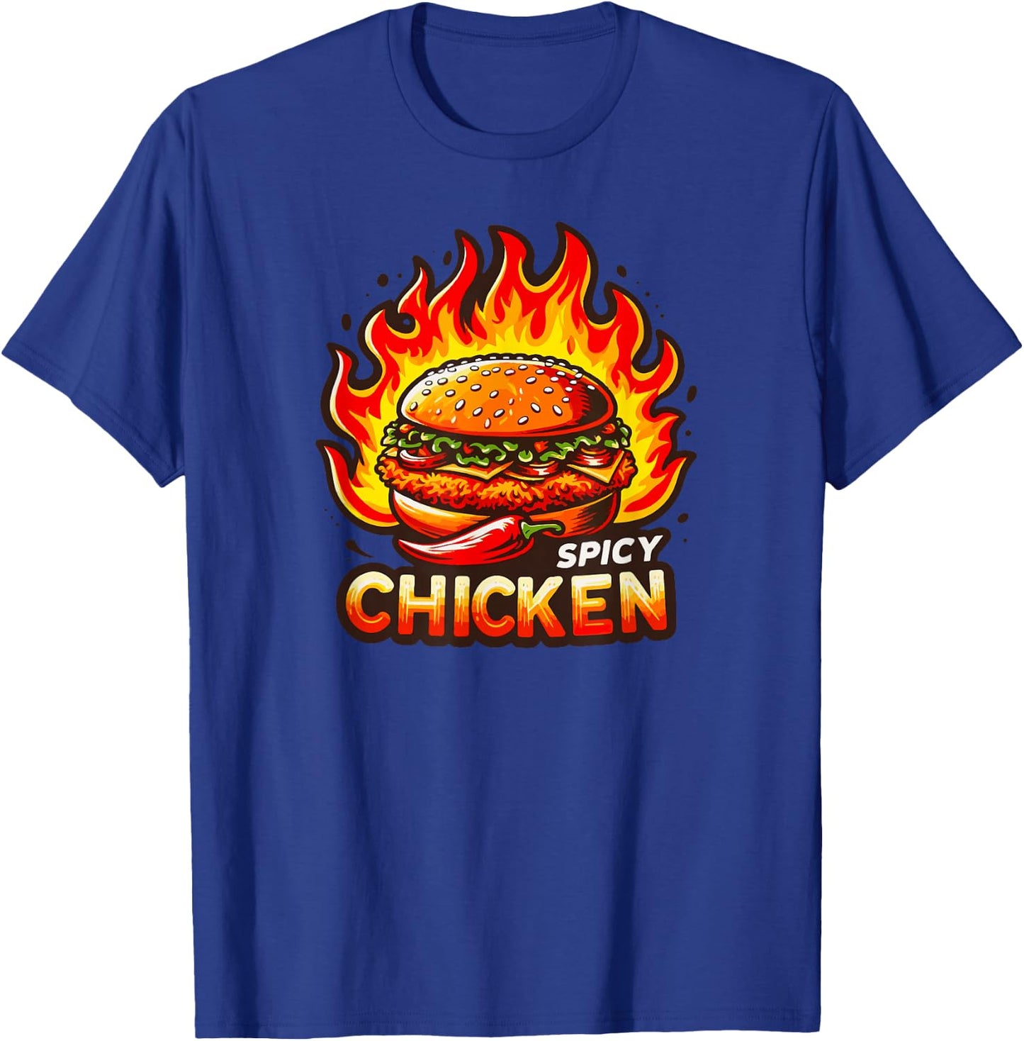 Spicy Chicken T-Shirt - T-Shirt | Royal