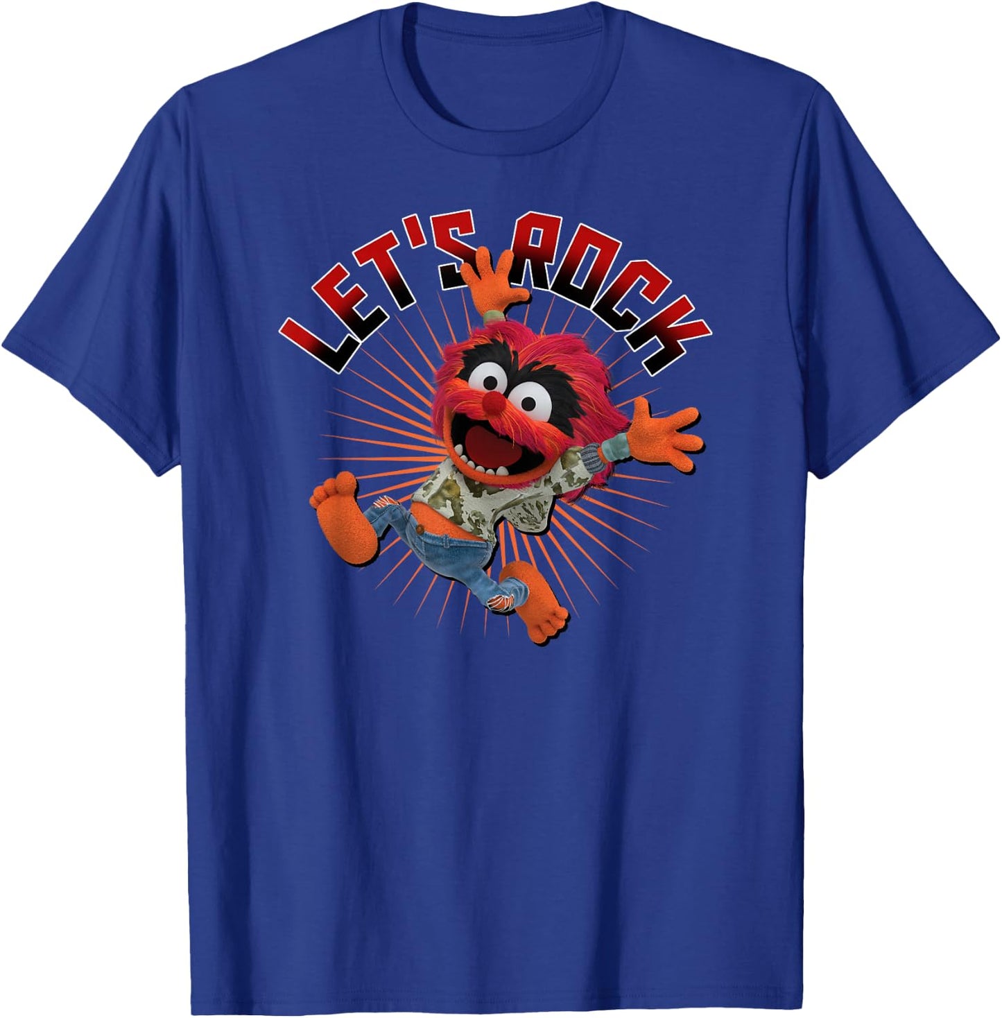 Disney - Let's Rock Muppet Babies Animal T-Shirt - T-Shirt | Royal