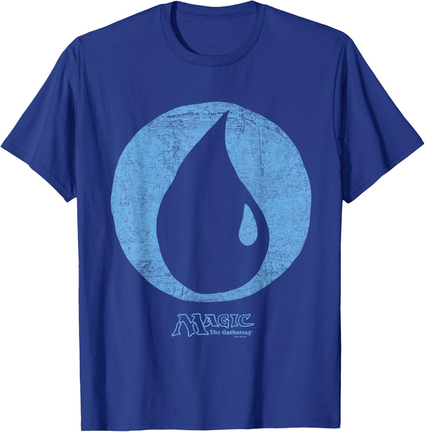 Magic: The Gathering Blue Mana , black, s T-Shirt - T-Shirt | Royal