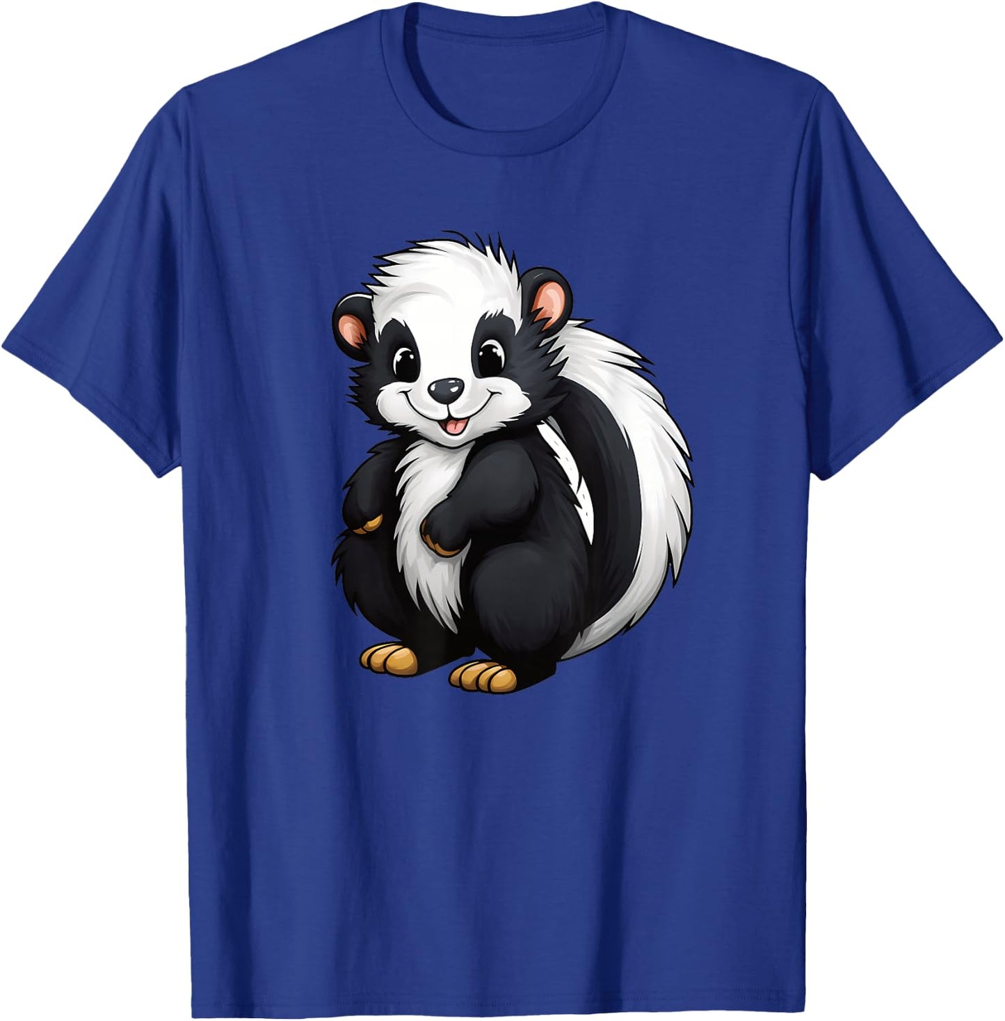 Cute Skunk for Kids Skunk , black T-Shirt - T-Shirt | Royal