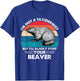 I'm Not A Taxidermist Retro Vintage Hunting Beaver Hunter T-Shirt - T-Shirt | Royal