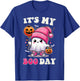 Its My Boo Day , Cute Halloween Birthday Ghost Girl Kids T-Shirt - T-Shirt | Royal