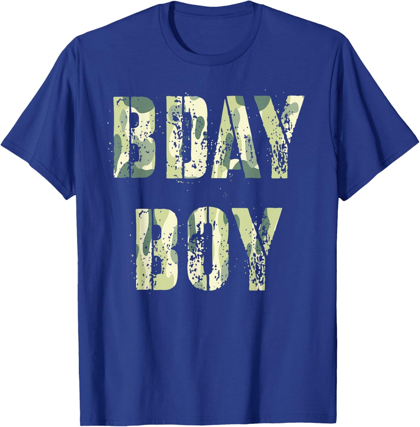 Camouflage Theme Bday Boy Military Little Officer Birthday T-Shirt - T-Shirt | Royal