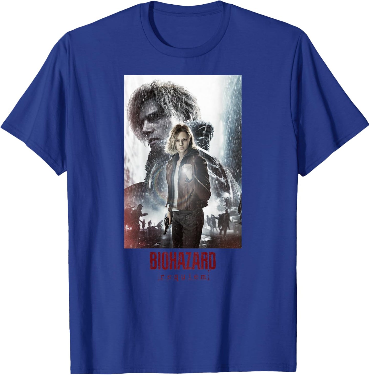Resident Evil Requiem Leon ＆ Grace Art BP(W) T-Shirt - T-Shirt | Royal