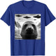 Harp seal Funny Graphic Selfie with UFOs Weird Aliens T-Shirt - T-Shirt | Royal