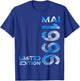 Limited Edition Mai 1996 Mann Frau 30. Geburtstag T-Shirt - T-Shirt | Royal