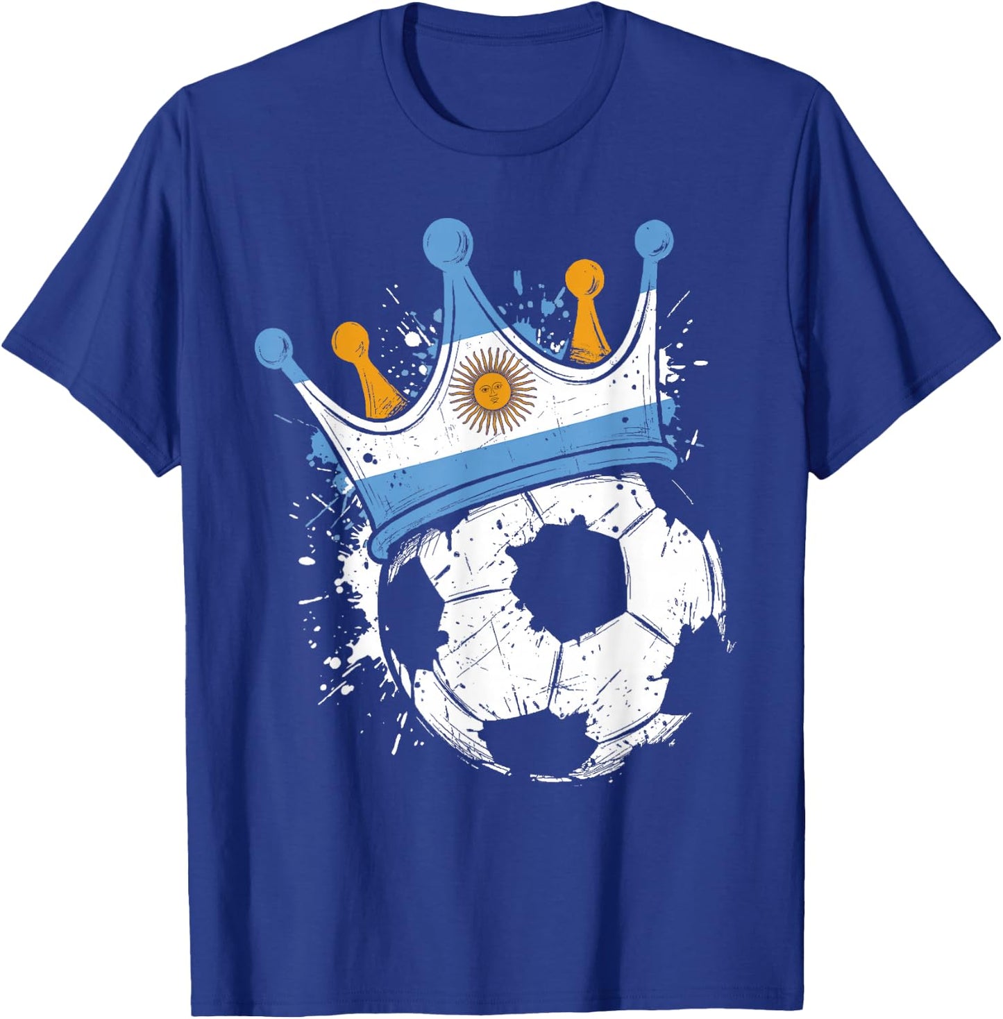 Argentinian Flag Novelty Argentina T-Shirt - T-Shirt | Royal