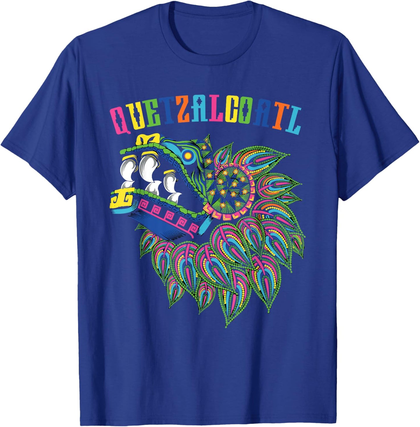 Aztec God Quetzalcoatl Cool Snake Dragon Inca Maya Gifts T-Shirt - T-Shirt | Royal