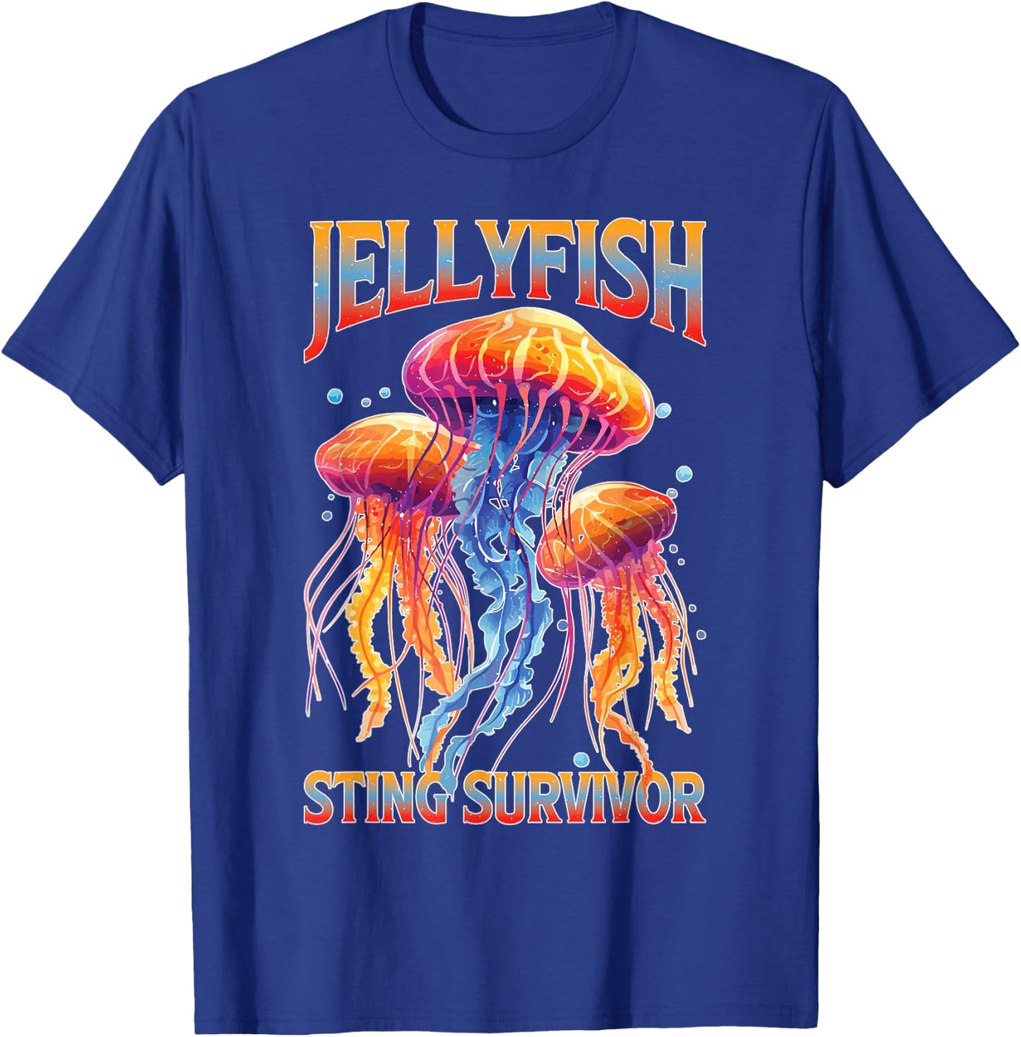 Jellyfish Sting Survivor T-Shirt - T-Shirt | Royal