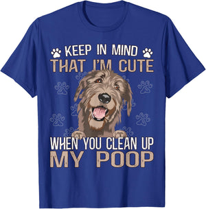 Irish Dog Puppies Outfit Sayings Irish Wolfhound T-Shirt - T-Shirt | Royal