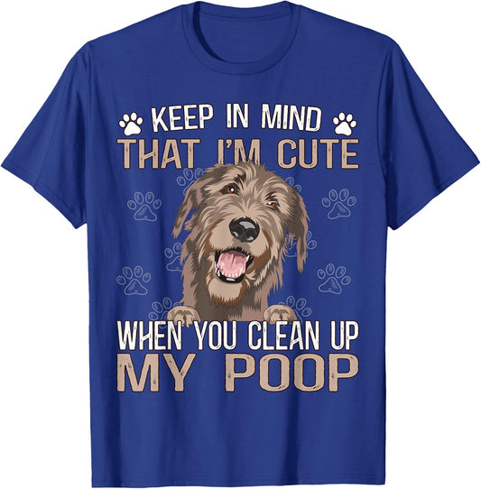Irish Dog Puppies Outfit Sayings Irish Wolfhound T-Shirt - T-Shirt | Royal