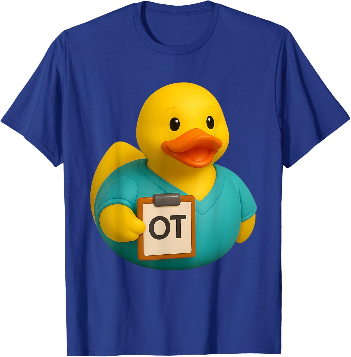 Rubber Duck Occupational Therapist OT Ducky Duckie T-Shirt - T-Shirt | Royal