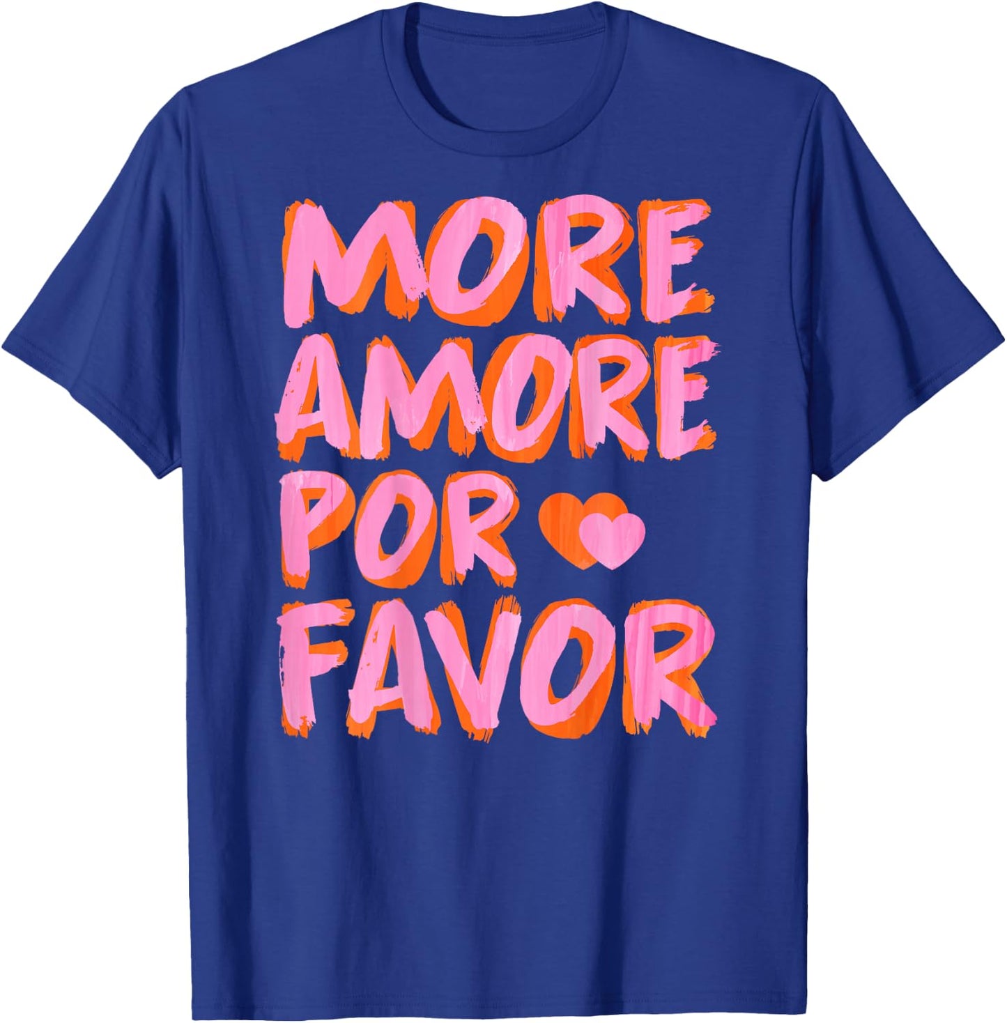 More Amore Por Favor X Mehr Liebe Selbstliebe Selflove Back , White T-Shirt - T-Shirt | Royal