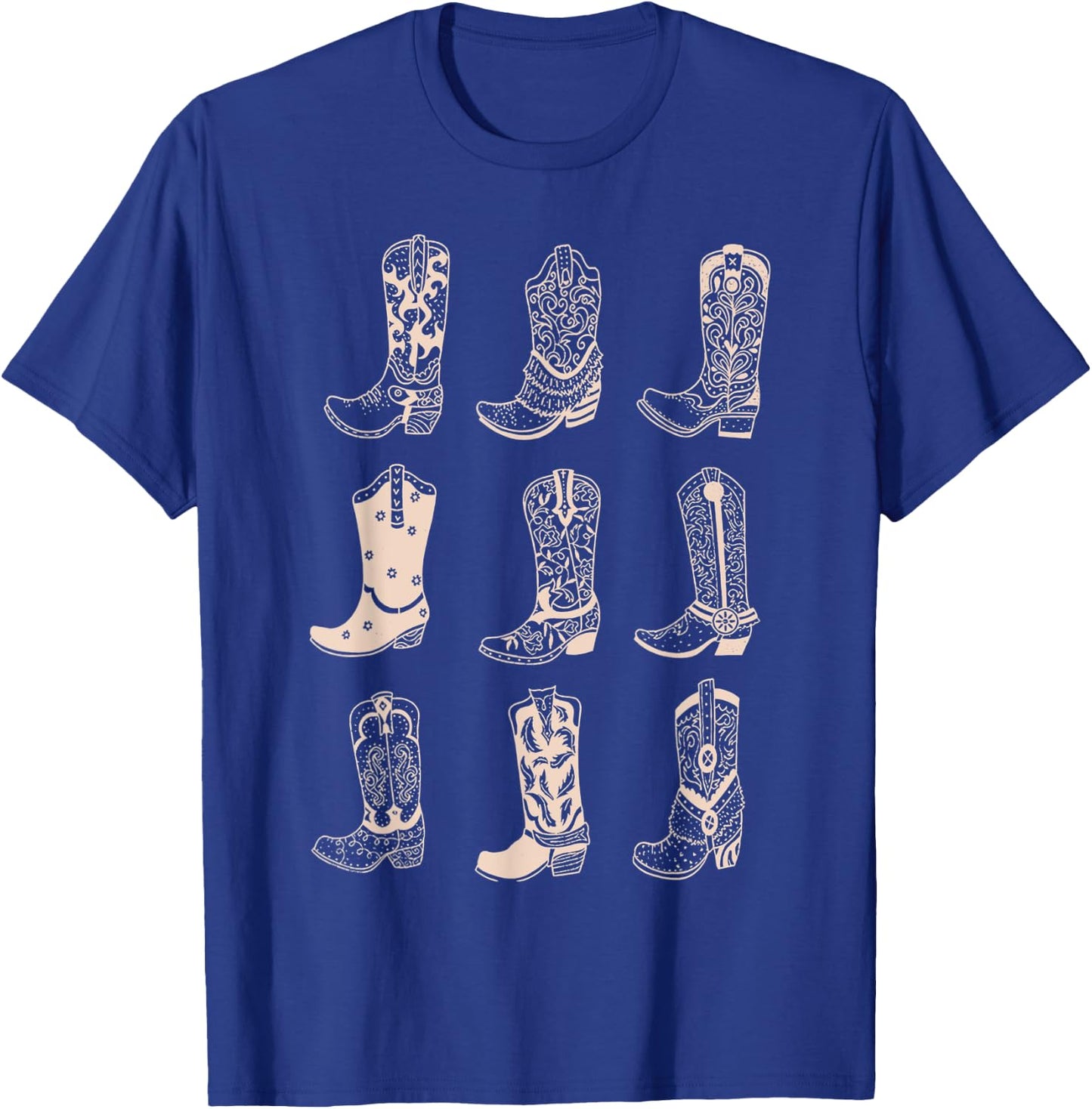 Cowgirl Boots Shirt, Cowgirl Boots , Cowgirl Texas T-Shirt - T-Shirt | Royal